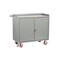 Little Giant Mobile Bench Cabinets, 36"W, Center Shelf, Powder Coated Steel MB3-2D-2436-FL - alternate 2